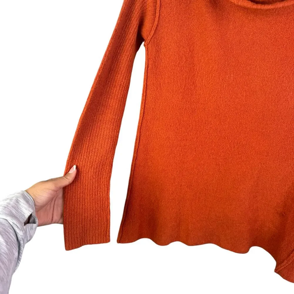 Free People Strawberry Fields Cowl Neck Women‎ Sweater Size Small Oversiz…